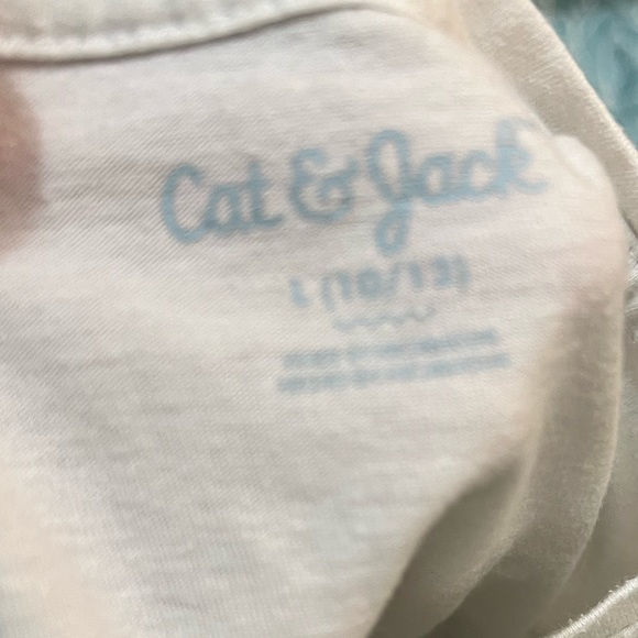 Big Girls Cat and Jack Unicorn Short Sleeve Tee Shirt - Picture 4 of 4